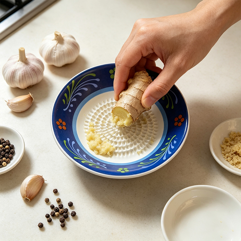 Baby Food Masher - Seramik Zencefil Rendeleyici Çok Fonksiyonlu El