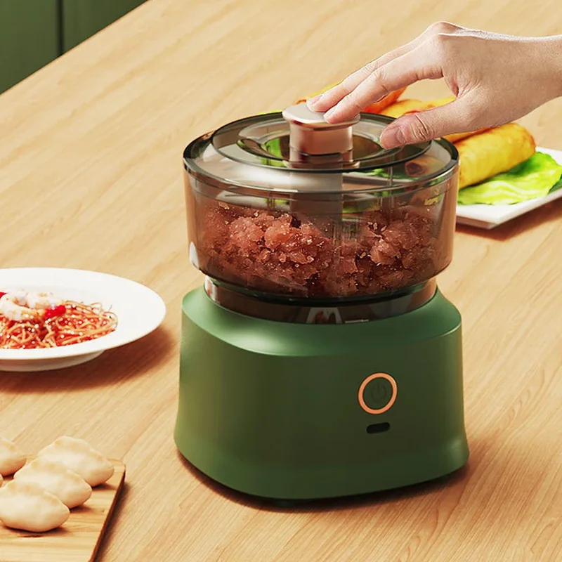 Baby Food Masher - Mini Kıyma Makinesi Elektrikli Sarımsak Ezici