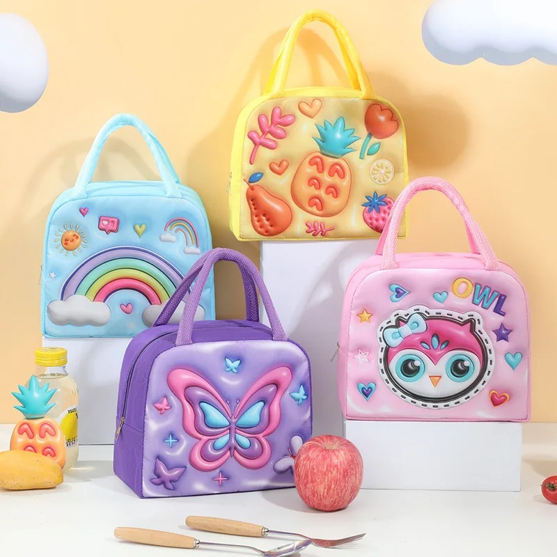 Baby Food Fruits - Çocuk yemek kabı çantası 3D karikatür