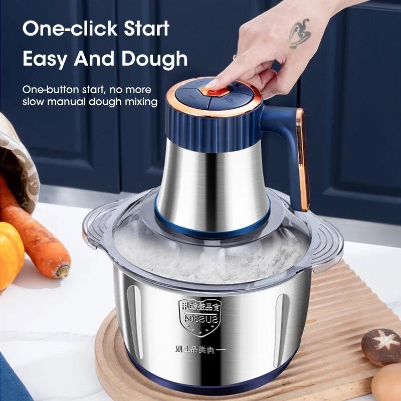 Baby Food Masher - 5L Elektrikli Kıyma Makinesi 304 Paslanmaz