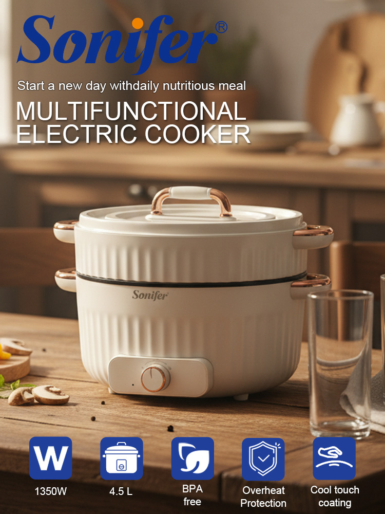 Baby Food Recipe Book - Sonifer Çok Amaçlı Tencere SF-1509 4.5L