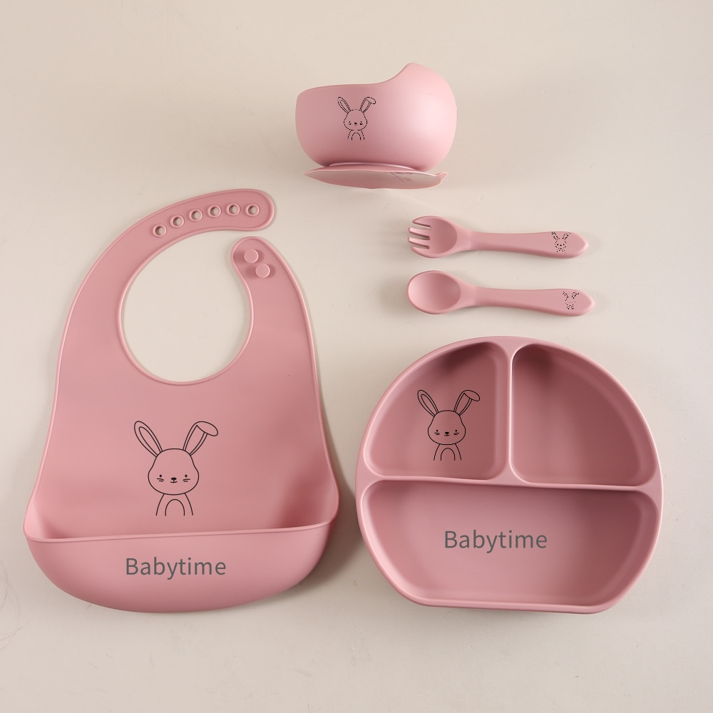 5 Parça Tavşan Figürlü Bebek B - Baby Food Utensils Set incelemesi ve fiyatı