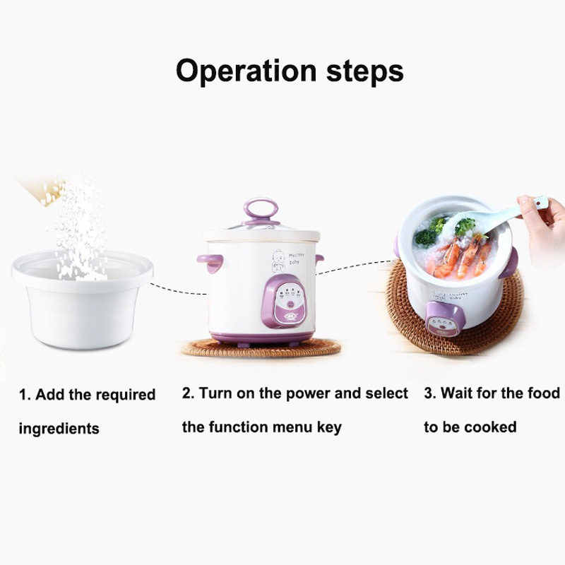 Yeni 0.7L Seramik Elektrikli P - Baby Food Recipe Book incelemesi ve fiyatı
