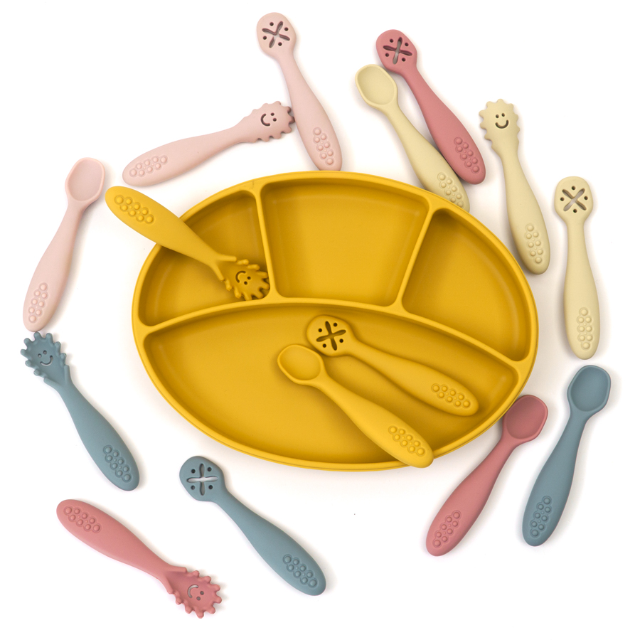 3 adet sevimli bebek öğrenme k - Baby Food Utensils Set incelemesi ve fiyatı