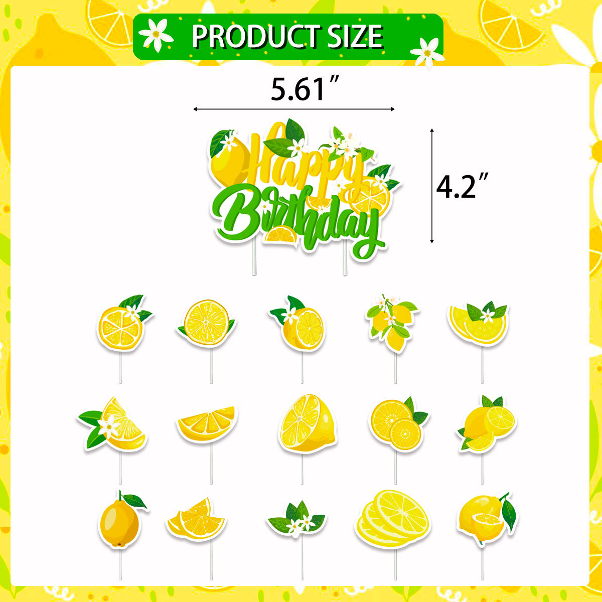 Limon Cupcake Toppers Yaz Sevi - Baby Food Fruits incelemesi ve fiyatı