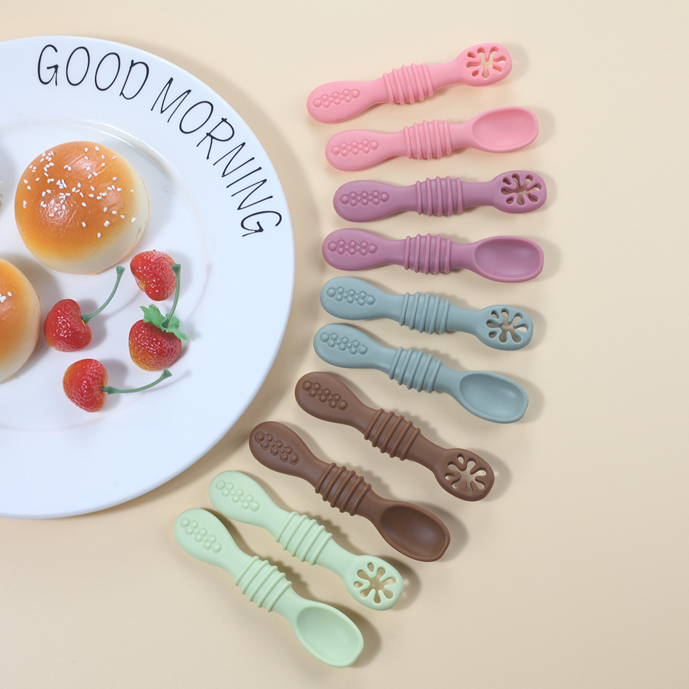 2 adet sevimli bebek öğrenme k - Baby Food Utensils Set incelemesi ve fiyatı
