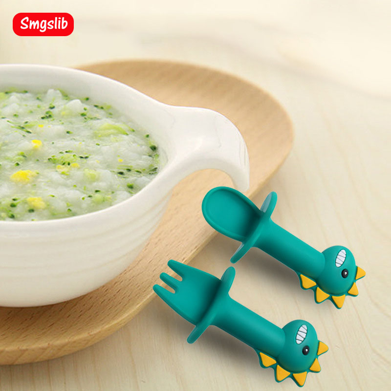 Bebek dinozor silikon sofra öğ - Baby Food Utensils Set incelemesi ve fiyatı