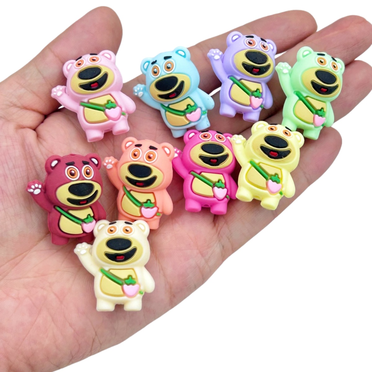 10 Adet 3D DIY Ayı Silikon Bon - Baby Food Grade incelemesi ve fiyatı